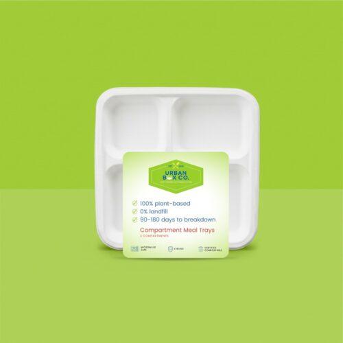 3 Compartment Meal Tray