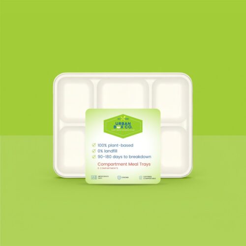 6 Compartment Meal Tray
