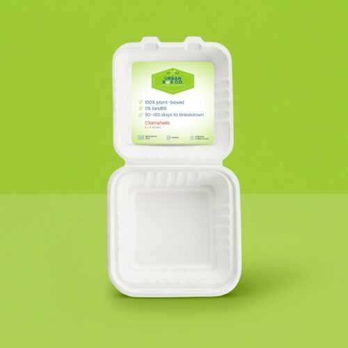 6" x 6" Clamshell