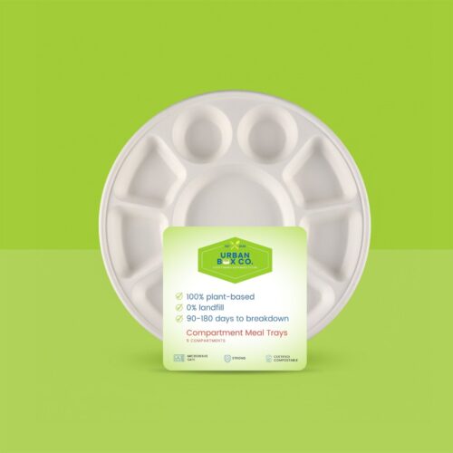 9 Compartment Meal Plate