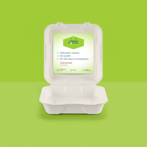 9" x 9" Clamshell