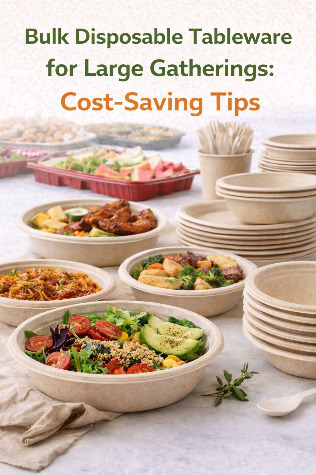 Bulk Disposable Tableware for Large Gatherings: Cost-Saving Tips 1 bulk disposable tableware for large gatherings